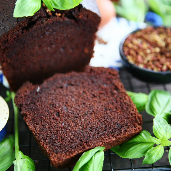 Chocolate Cake with Szechuan Pepper and Basil