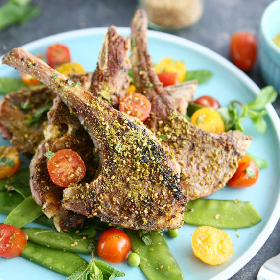 Pistachio Dukkah Lamb Chops