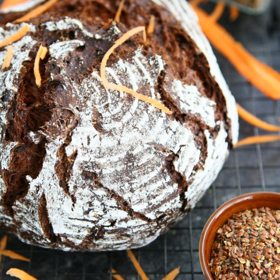 Carrot and Flaxseed Bread
