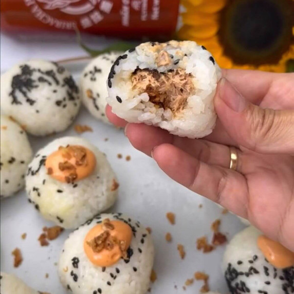 Japanese Spicy Tuna Onigiri