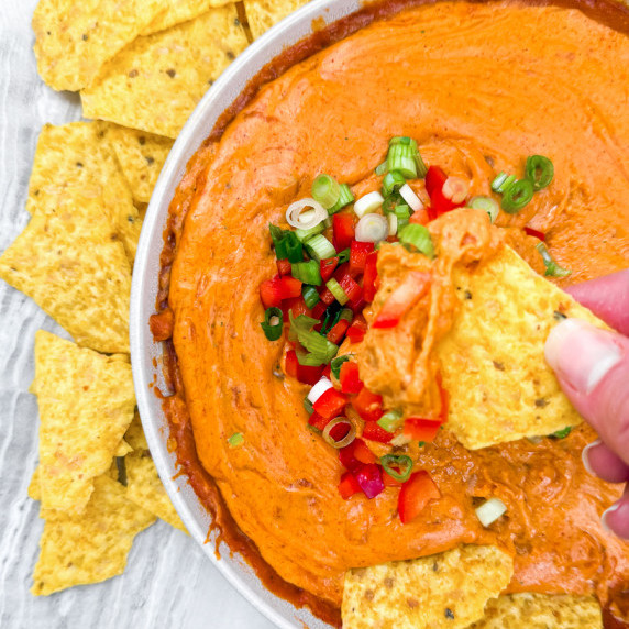 3 Ingredient Cottage Cheese Queso (Viral TikTok Recipe)