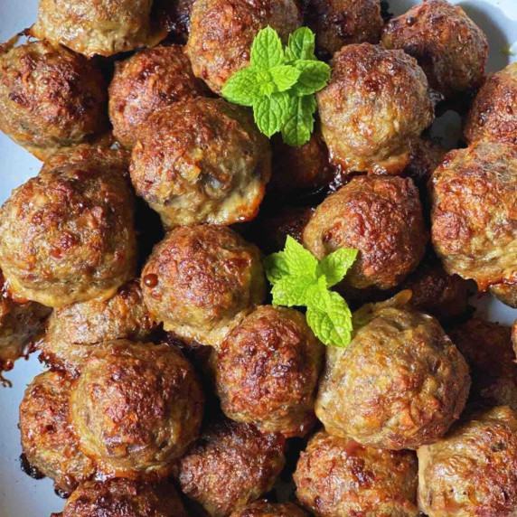 Turkey Meatballs in the oven