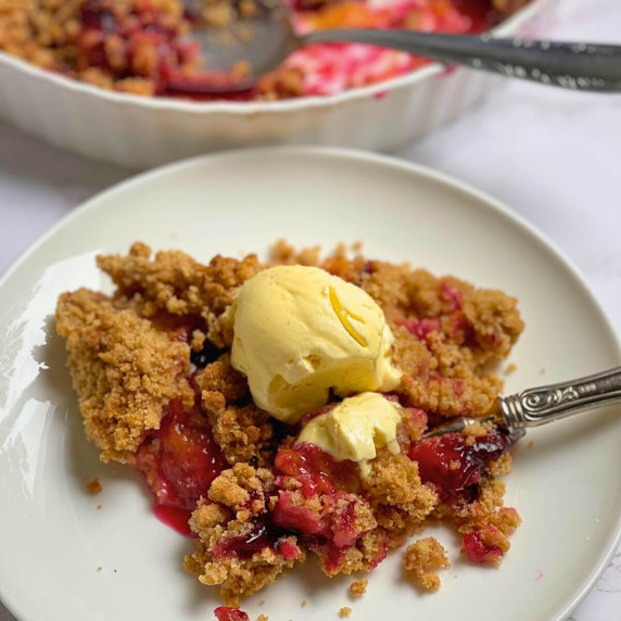 Plum Crumble