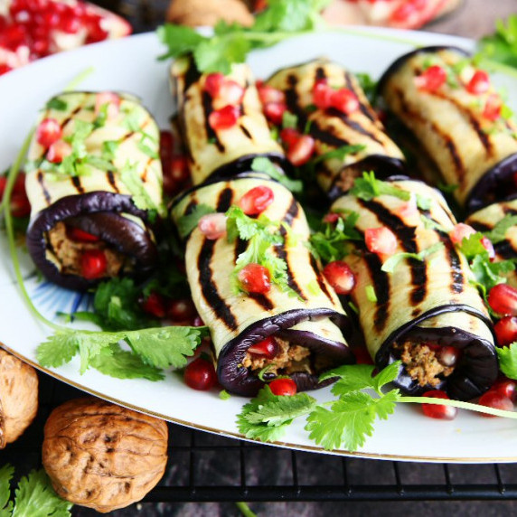 Badridschani Georgian Aubergine Rolls