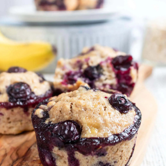 Blueberry banana muffins 