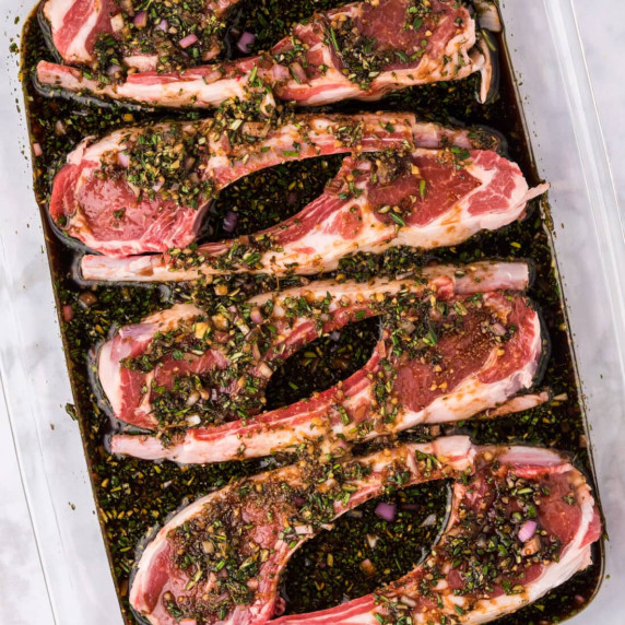 This marinade will elevate your lamb chops, whether rib or loin, and is perfect for entertaining gue