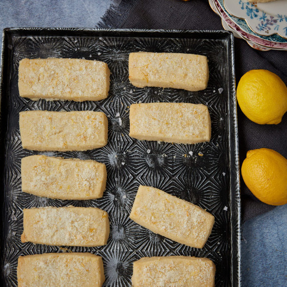 lemon shortbread cookies