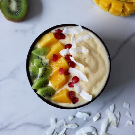 Mango Smoothie Bowl with Coconut
