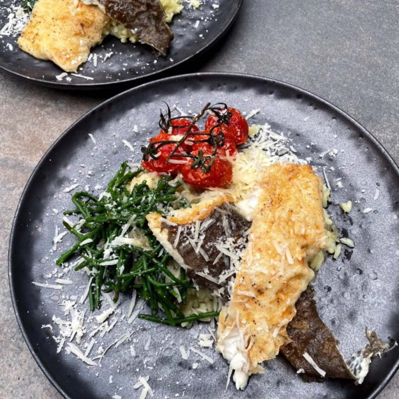 Pan Fried Plaice with Risotto