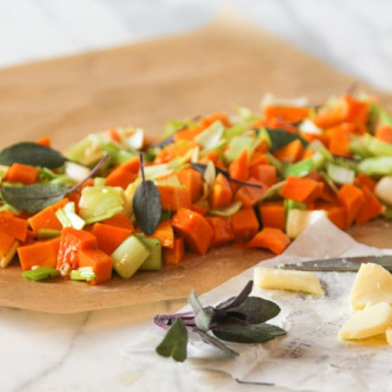 Roasted vegetables in parchment paper is an elegant, yet simple method that intensifies the inherent