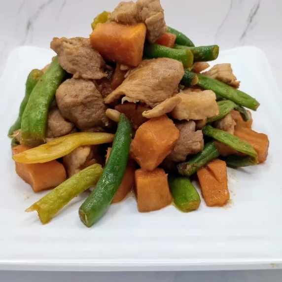 Pork Stir Fry with Green Beans