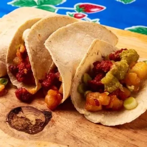 Potaton Chorizo Tacos