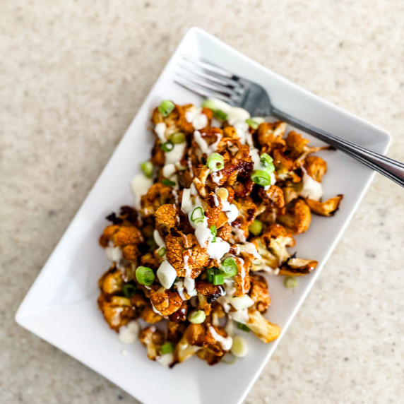 Roasted Cauliflower Bites I LisaGCooks.com