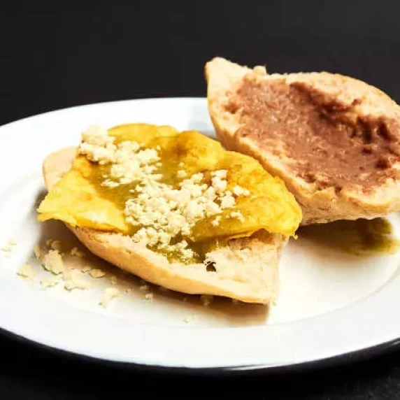 Scrambled Egg Torta with Salsa Verde Recipe on bread