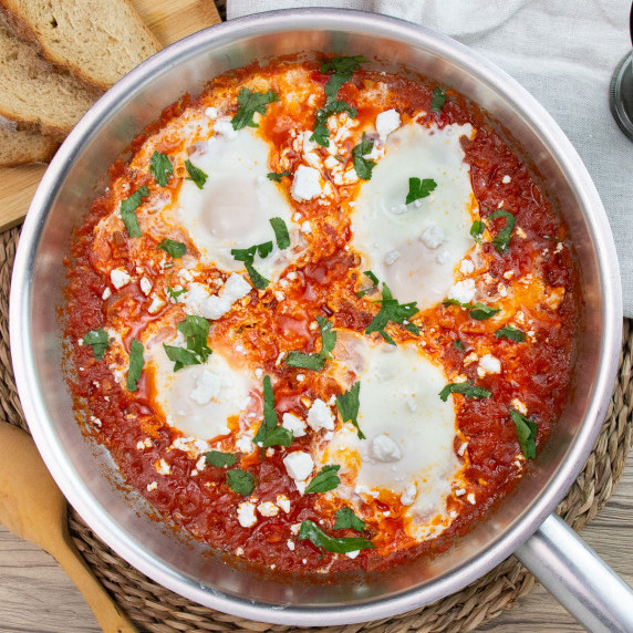 shakshuka with feta