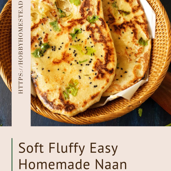 naan bread with garlic butter on plate