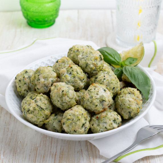 chicken and spinach meatballs