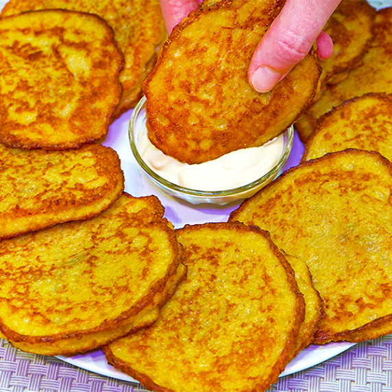 Potato patties on a plate