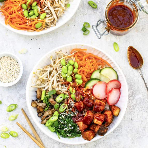 vegan bibimbap