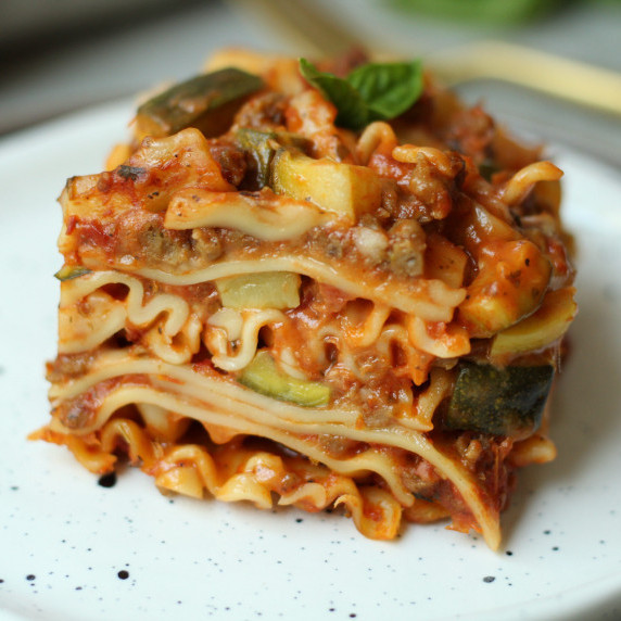 finished vegan lasagna