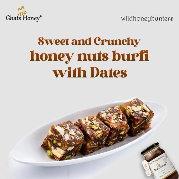 Honey Nuts Burfi- Ghats Honey