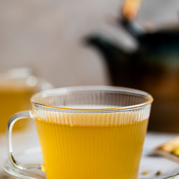 Calming Tea arranged in a aesthetic cup