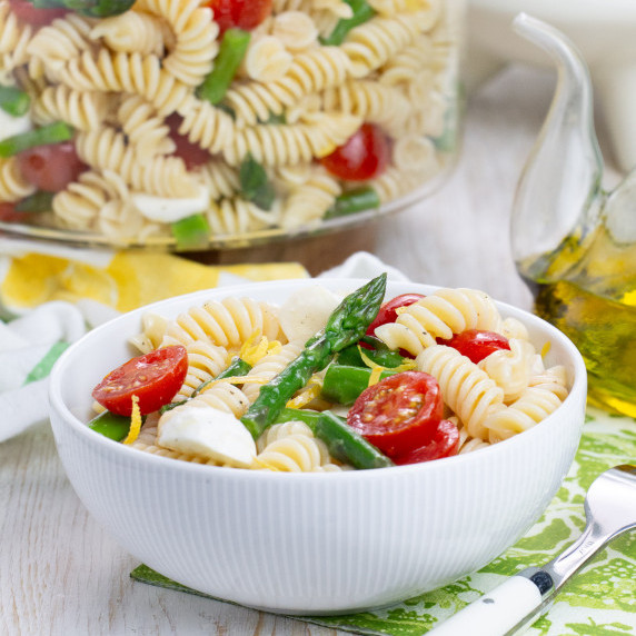 asparagus pasta salad bowl