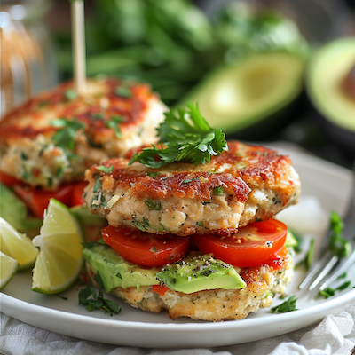 Avocado Chicken Patties for PCOS