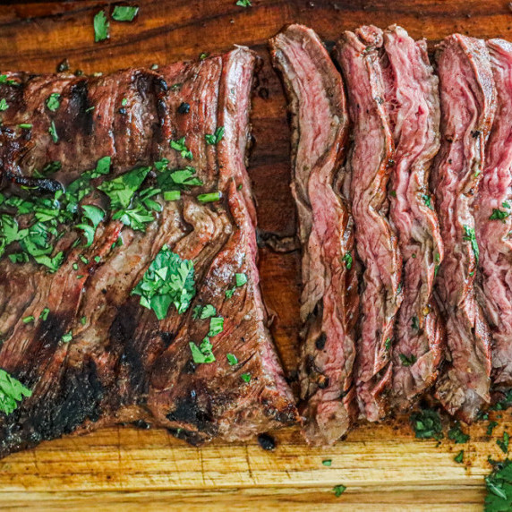 carne asada skirt steak marinated in orange, lemon, and lime juice spicy marinade