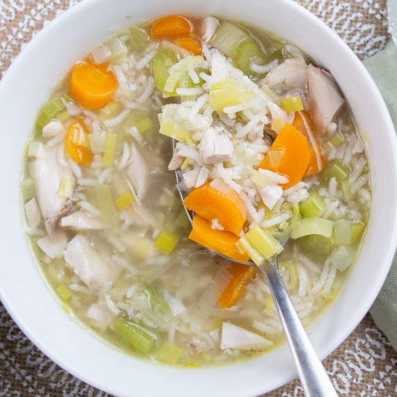 chicken and rice soup