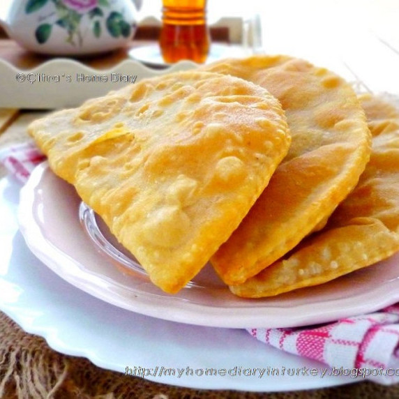 Çiğ börek (Turkish Raw meat pastry). And since börek is almost everyday meal in our house, 