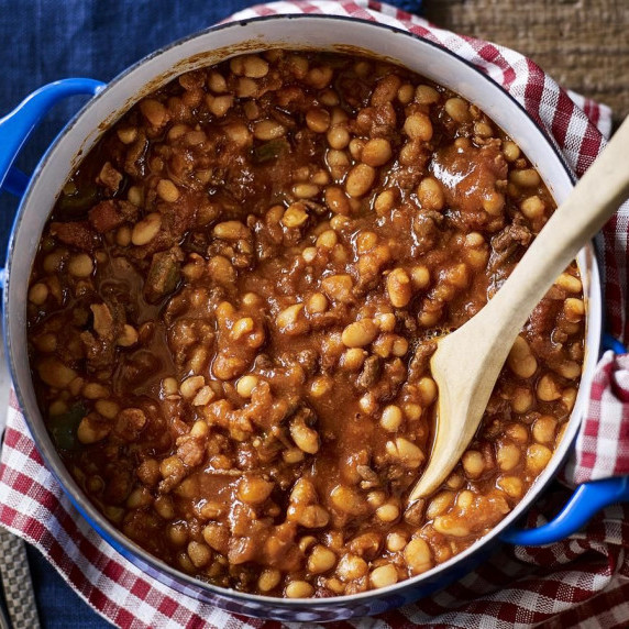 cowboy beans recipe with bush beans