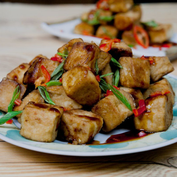 crispy tofu
