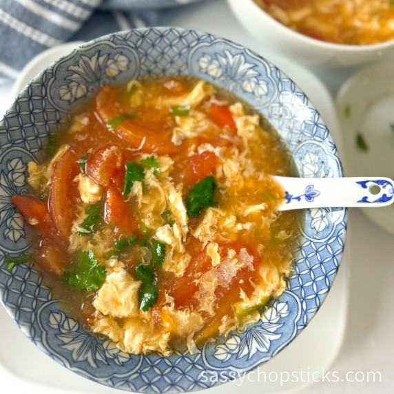 tomato egg drop soup