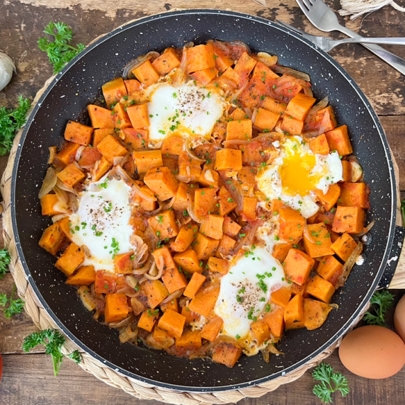 Sweet Potato and Egg Skillet