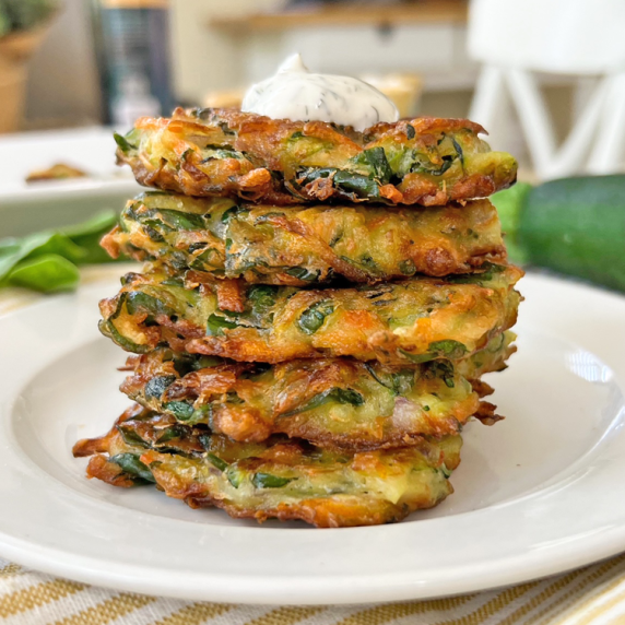 CRISPY Vegetable Fritters