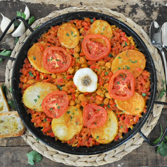 Oven-Baked Spanish Vegetable Rice