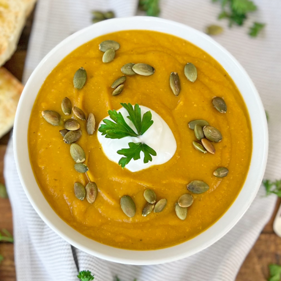 COZY Pumpkin and Potato Soup