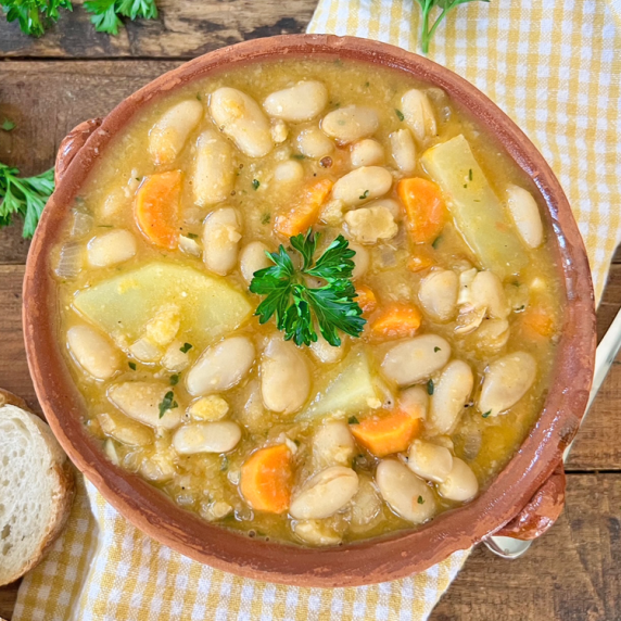 Spanish White Bean and Potato Stew