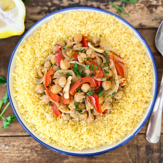 Mediterranean Garlic Couscous