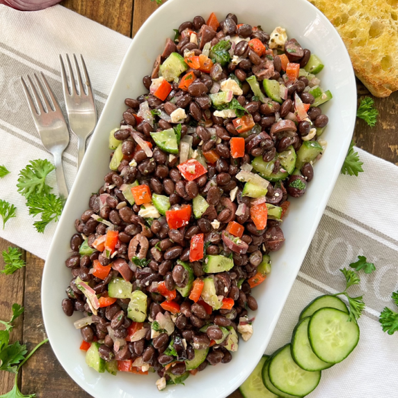 Mediterranean Black Bean Salad