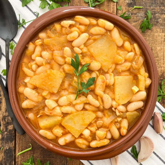 Spanish Poor Man’s Beans and Potatoes