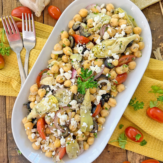 Mediterranean Chickpea Salad