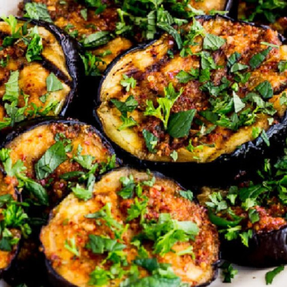 Keto Grilled Eggplant