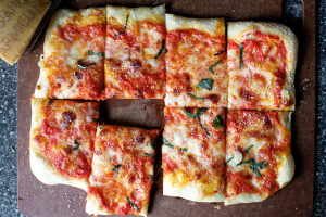 Lazy Pizza Dough + Favorite Margherita Pizza