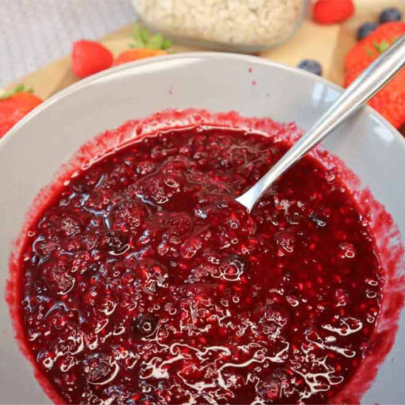 Berry Compote in a bowl