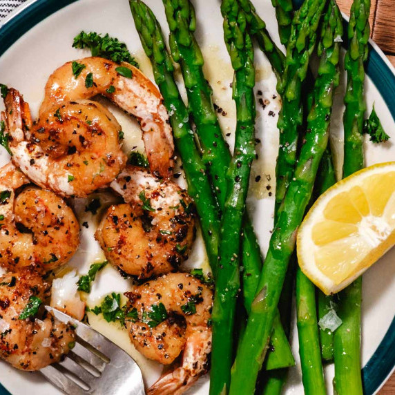 pan seared shrimp