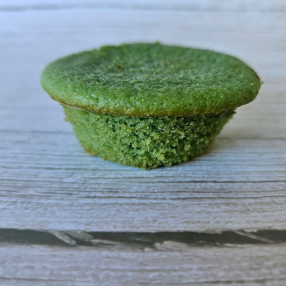 a Pandan muffin