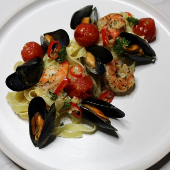 Pappardelle Seafood Pasta