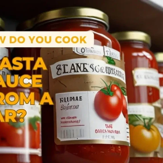 pasta sauce from a jar